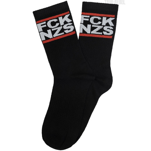 TRUE REBEL Socks FCK NZS CLASSIC - black