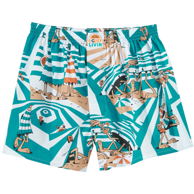 LOUSY LIVIN Boxershorts BEACH DAZZLE fanfare