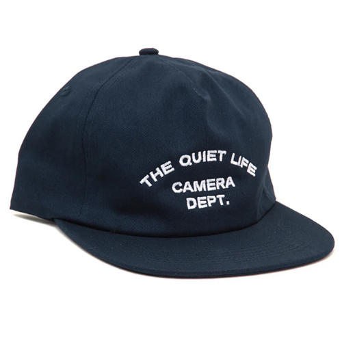 THE QUIET LIFE Snapback Hat CAMERA DEPT - navy