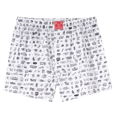 LOUSY LIVIN x 1UP Boxershorts 1UPLIVIN 2.0 white