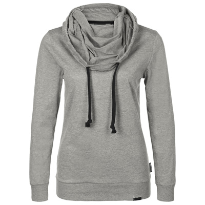STREETSPUN Girl Longsleeve Hoody BASIC heather grey