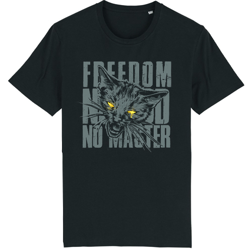 RNST T-Shirt CHAT LIBERTAIRE - black
