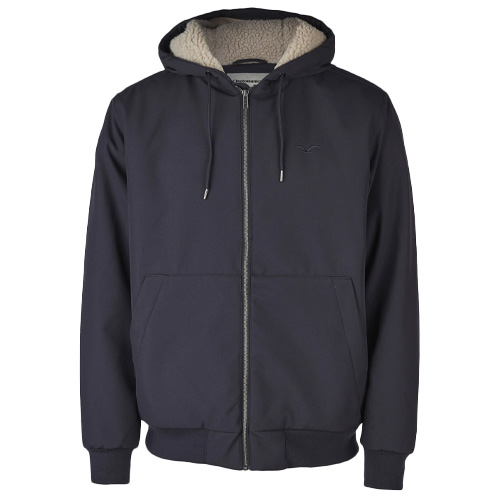 CLEPTOMANICX Winter Jacket WORKIST - blue graphite