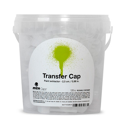TRANSFER CAP transparent - 120er Bucket