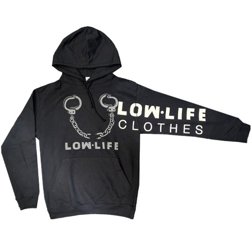 LOW LIFE CLOTHES Hoodie LL Classic Sleeve - black