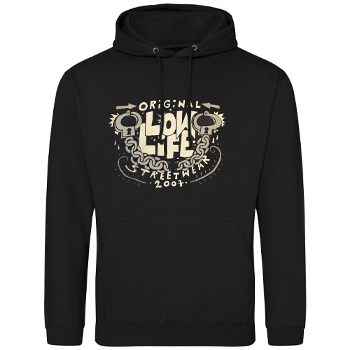 LOW LIFE CLOTHES Hoodie Original - black