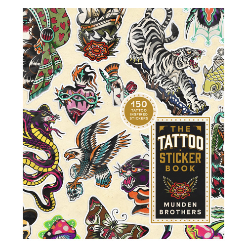 Munden - The Tattoo Sticker Book - 150 Tattoo Stickers