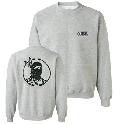 CARIBES Sweater MASK heather grey