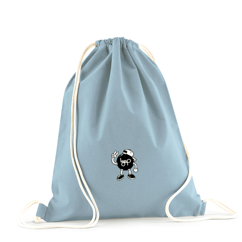 LAYUP Gym Bag COMIC LOGO dusty blue