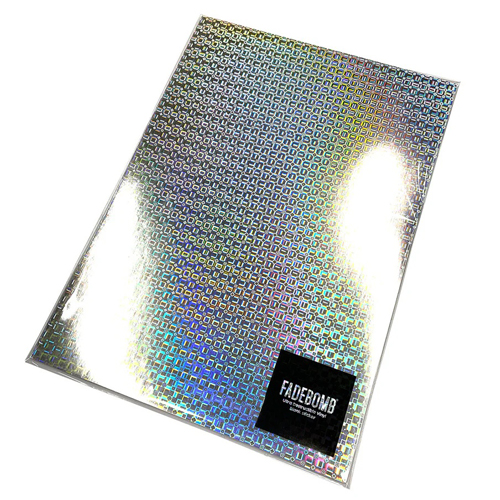 FADEBOMB Grid Hologram Eggshell Sticker A4 Size (10 pcs)