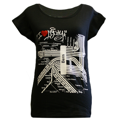 LAYUP X STILLALIVE Girl Shirt MY CITY black