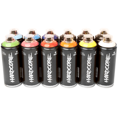 MTN Hardcore 400ml Spraydosen 12er Pack