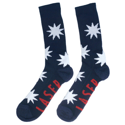 LASER Socken COLLSEROLA navy/white