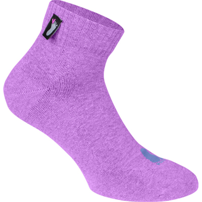 FUSSVOLK Socken VIERTEL purpur