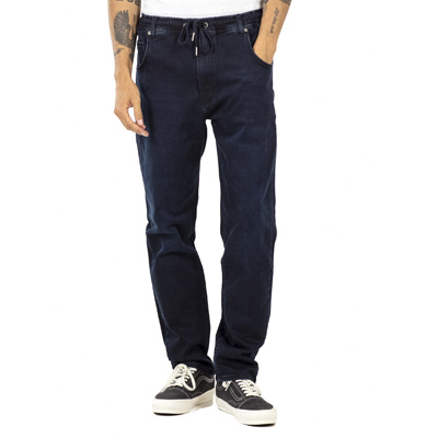 REELL Jogger Jeans knitted blue black