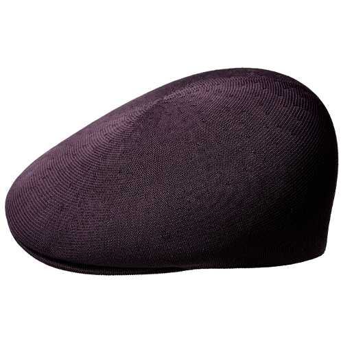 KANGOL Flat Cap 507 SEAMLESS TROPIC - deep plum