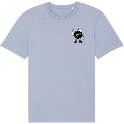 Layup T-Shirt Comic Logo - pastel blue
