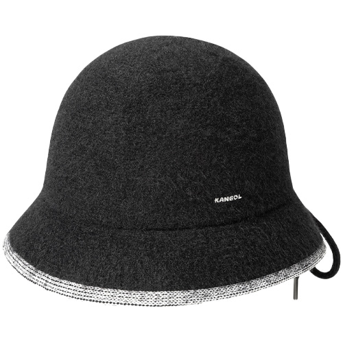 KANGOL Bucket Hat SAILOR CASUAL - black/white