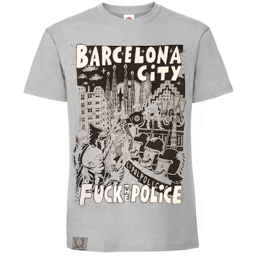 LOW LIFE CLOTHES T-Shirt BCN FTP - grey