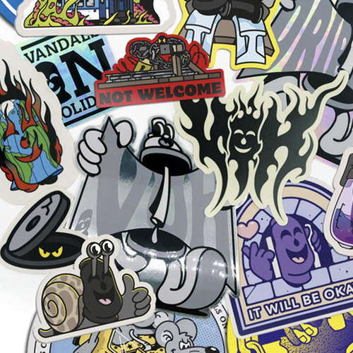 VANDALS ON HOLIDAYS Sticker Set X