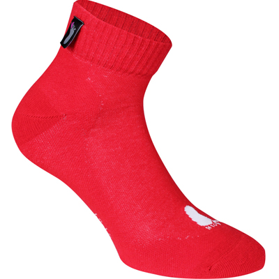FUSSVOLK Socken VIERTEL rot