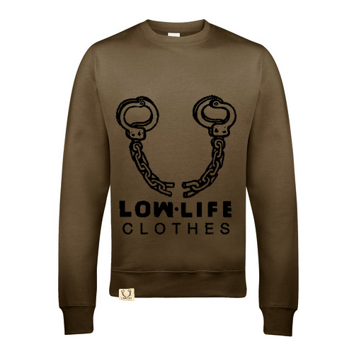 LOW LIFE CLOTHES Sweater LL Classic - olive