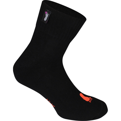 FUSSVOLK Socken HALB schwarz