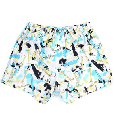 LOUSY LIVIN Boxershorts POMMES CREW white