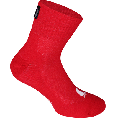 FUSSVOLK Socken HALB rot