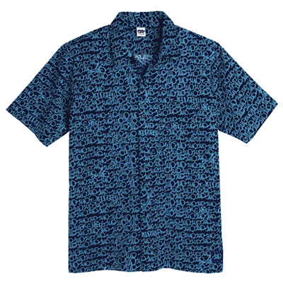 LOUSY LIVIN x 1UP Kurzarmhemd ONE UP navy/blue