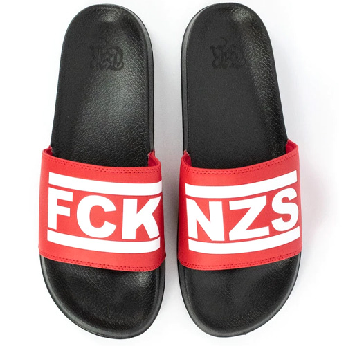 TRUE REBEL Badelatschen FCK NZS red