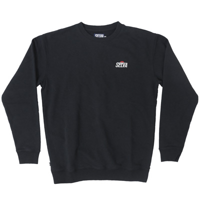 SELVA Sweater SUNSET LOGO black