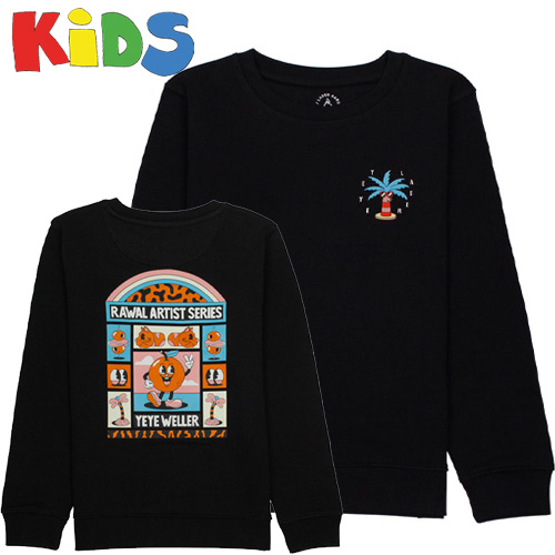 LASER Sweater Yeye Weller - black - Kids