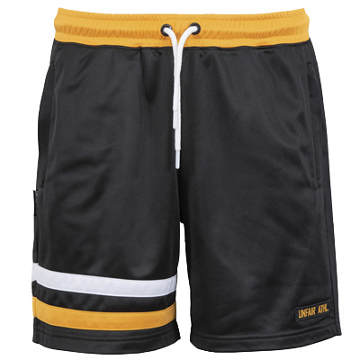 UNFAIR ATHLETICS Shorts DMWU WANDERERS black/yellow